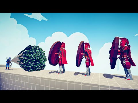 3x GIANT SHIELD WARRIOR vs EVERY GOD - CINEMATIC BATTLE | Totally Accurate Battle Simulator