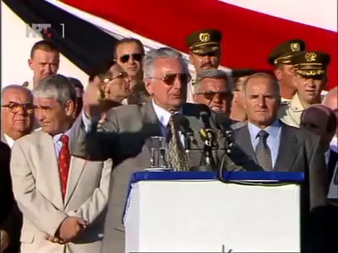 Govor Franje Tuđmana prigodom prve obljetnice Oluje 05.08.1996.
