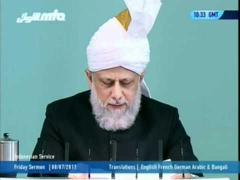 Indonesian Friday Sermon 8 July 2011, Blessings of Jalsa Salana and Allah's Guidance towards Truth