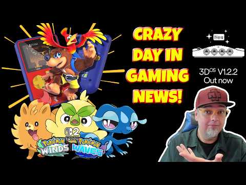 Banjo-Kazooie Handheld Announced! Switch 2 Exclusive Gen 10 Pokemon! Analogue 3D Update & More!
