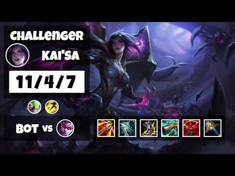 Kai'Sa vs Vayne BR Challenger BOT (11/4/7) - v11.6