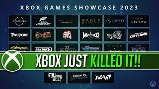 Xbox Just WON BIG - Xbox Showcase & Starfield ABSOLUTELY DELIVERED!!