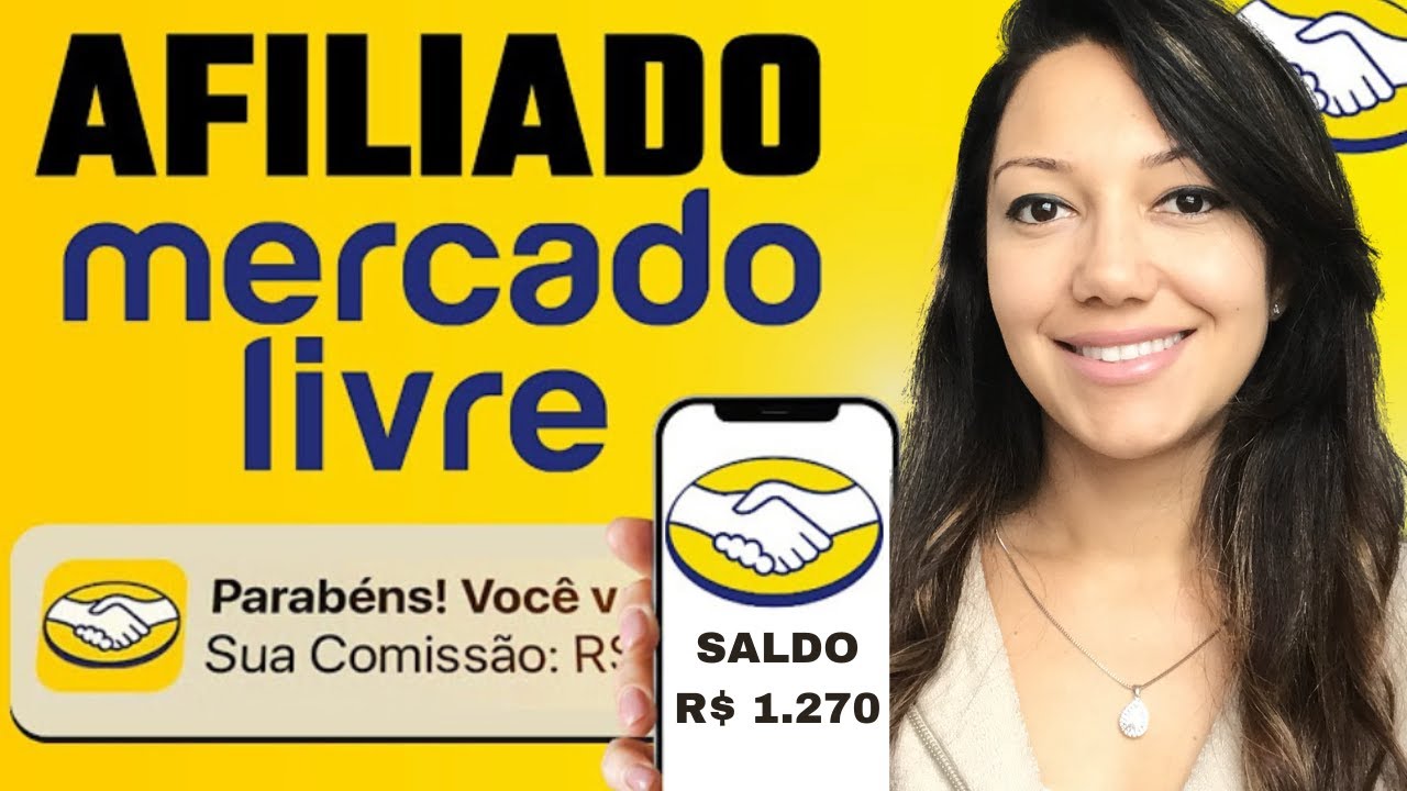 AFILIADO MERCADO LIVRE: Como Funciona | Cadastro | Comissões | Como Vender sendo Afiliado Merc Livre