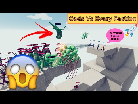 GODS VS EVERY FACTION - (4 X 50) - | TABS - Totally Accurate Battle Simulator