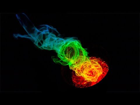 Slow Mo Rainbow Fire Tornado - The Slow Mo Guys