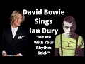 David Bowie Sings Ian Dury  - Hit Me With Your Rhythm Stick