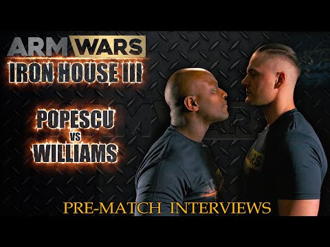 IRON HOUSE III CHOCOLATE THUNDER WILLIAMS Vs THE VAMPIRE POPESCU PRE-MATCH