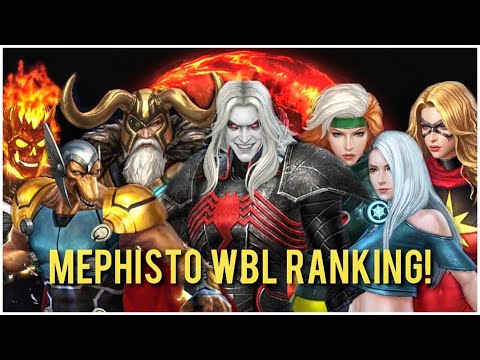 MY TOP 11 MEPHISTO RANKING GUIDE..!! MOST VALUABLE MEPHISTO KILLERS..!! MARVEL FUTURE FIGHT