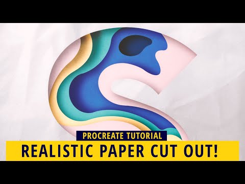 Realistic Paper Cut Out Effect In Procreate! (Procreate Tutorial)