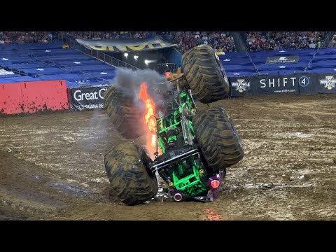 Monster Jam World Finals 22 XXII FULL SHOW - High Jump - Skills - Racing - Freestyle Nashville 2023