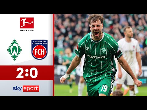 Bremen beendet Negativserie! | SV Werder Bremen - 1. FC Heidenheim 1846 | Highlights – Bundesliga