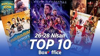 En Çok İzlenen 10 Film (26 - 28 Nisan 2019)