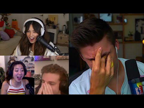 Valkyrae and Leslie REACTS to Ludwig Getting COOKED LIVE By His OWN COACH