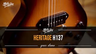 Video thumbnail for Heritage H137 demo by Max Guitar B.V.