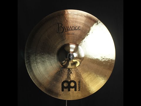 Meinl 20" Byzance Brilliant Medium Ride - 2400g (video demo) image 2