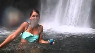 preview picture of video 'Emily at Tanah Barak waterfall near Munduk, Bali'