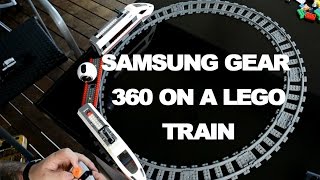 Samsung 360 Camera Mounted on a lego train!