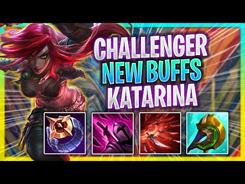 KOREAN CHALLENGER PLAYS KATARINA NEW BUFFS! | Korean Challenger  Plays Katarina Mid vs Sylas!