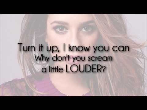 Lea Michele - Louder (Lyrics)