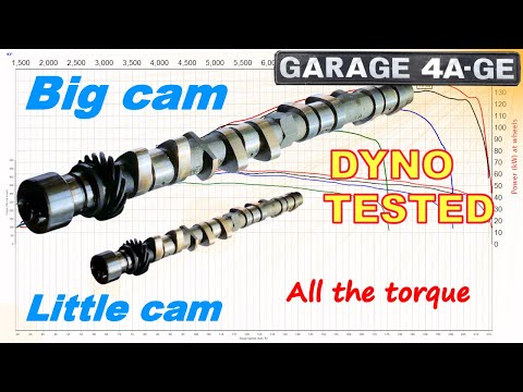 Big Inlet Camshaft - Stock exhaust cam. ft: Frankenturd 4AGE - Dyno tested