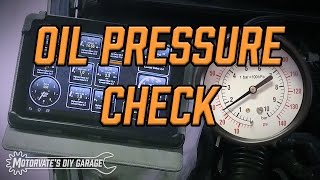 Oil Pressure Check: G37/370z - Motorvate's DIY Garage Ep. 18