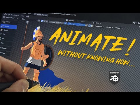The Easiest Way to Animate in Blender (Grease Pencil Introduction)