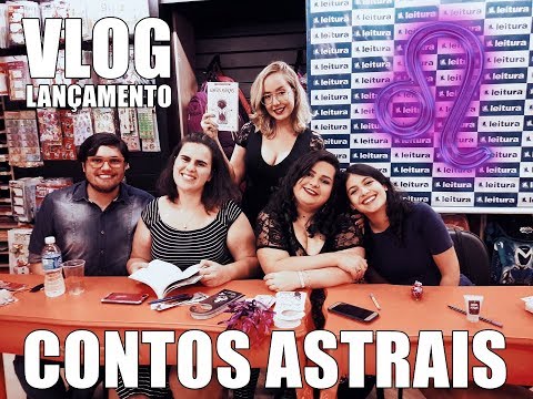 VLOG Lançamento Contos Astrais | Nohane Carvalho