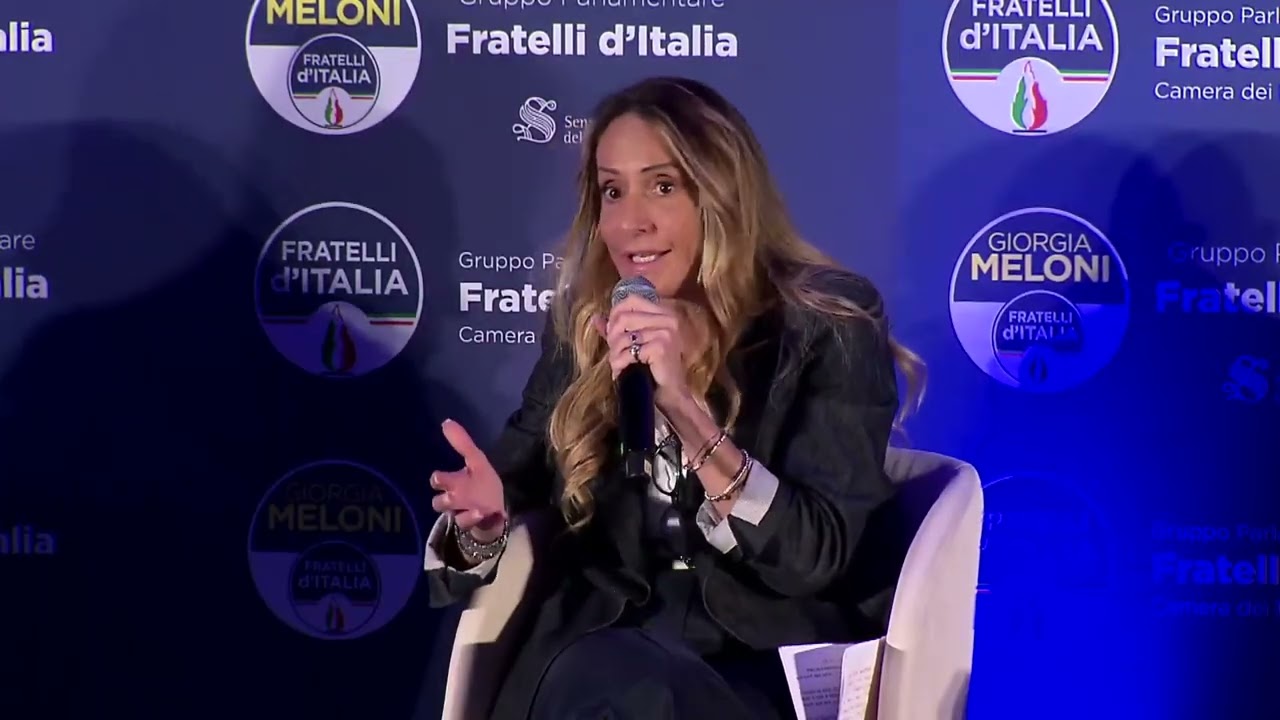 L’INTERVENTO DI ARIANNA MELONI A “SPAZIO SALUTE”