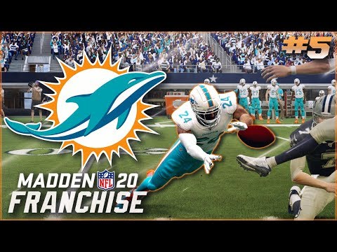 Madden 20 Miami Dolphins Franchise Ep. 5 | Insane Blocked Kick to Save the Game!