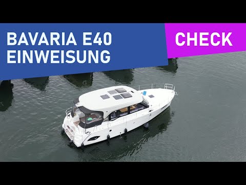 Houseboat rental 2023: Bavaria E40 | Handover and check-in | Detailed briefing