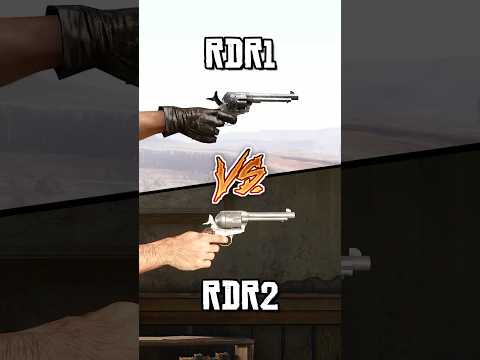 RDR1 VS RDR2- Cattleman Comparison #shorts #rdr2 #reddeadredemption2 #cattleman