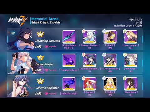 [Master] Memorial Arena BKE 31680 Budget HF Honkai Impact 3