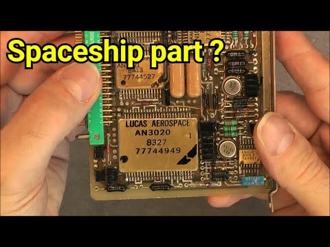 Lucas Aerospace PCB loaded with golden hybrids