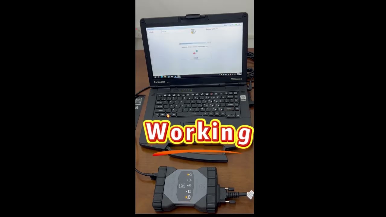 MB Xentry VCI C6 test on New Vehicle