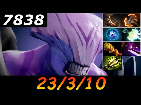 Dota 2 Faceless Void 7838 MMR 23/3/10 (Kills/Deaths/Assists) Ranked Full Gameplay