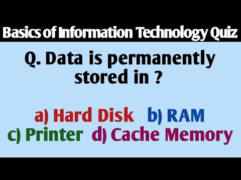 Basics of Information Technology Quiz | Computer Science Quiz | Knowledge Enhancer Quizzes