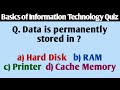 Basics of Information Technology Quiz | Computer Science Quiz | Knowledge Enhancer Quizzes