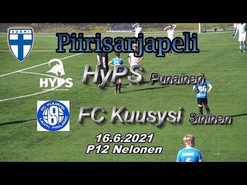 Piirisarja P12 HyPS Punainen - FC Kuusysi Sininen 16.6.2021