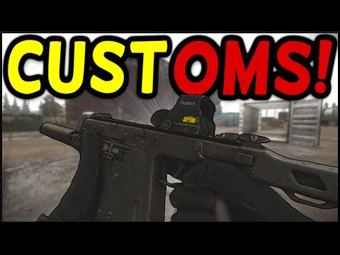 I Took On Customs With The KRISS VECTOR! - Escape From Tarkov!