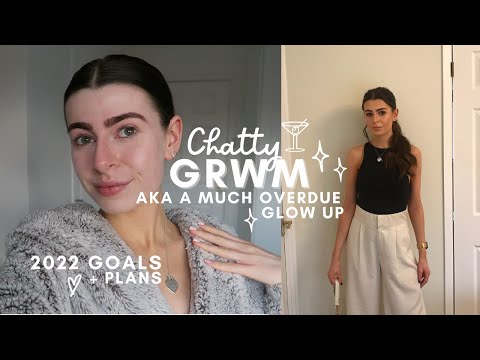 GRWM!! go to night out makeup, 2022 goals + plans 😋 | Amy Sarah