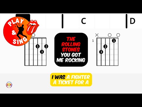 The Rolling Stones - You Got Me Rocking | Scrolling Guitar Chords & Lyrics