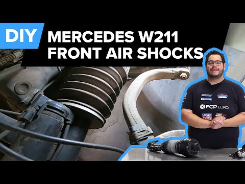 Mercedes E63 AMG Front Airmatic Strut Replacement DIY