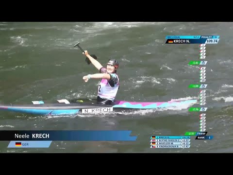 Neele Krech GER W-JR Canoe Slalom Finał / / 2025 ICF Canoe Slalom Junior & U23 World Championships