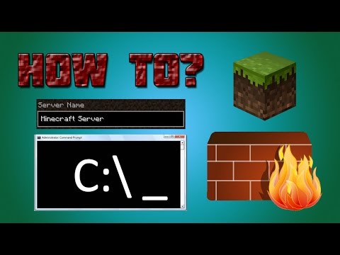Hotshark4 - How To: Let Your Friends Join Your Minecraft Server Without Turning Off Firewall