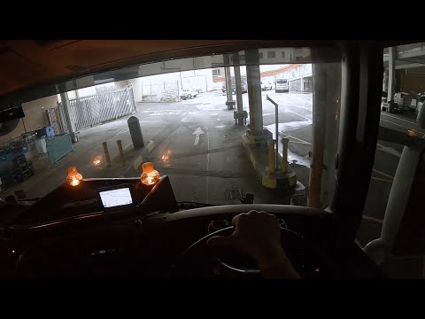 POV Scania R440 Streamline Grey and Windy Day Leaving Navan