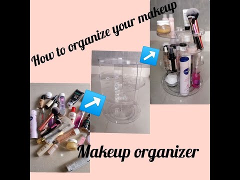Makeup organizer | Unboxing Makeup organizer | How to organize your makeup