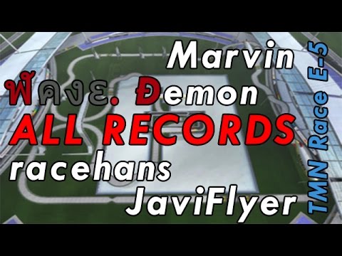 TMN Race E-5 - All recent records - Trackmania Nations Forever