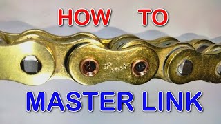 How To Rivet Master Link For Motorcycle Chain