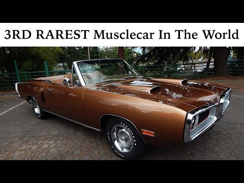 3rd RAREST Muscle Car in the World - Extremely Rare 1970 Hemi Coronet R/T Convertible