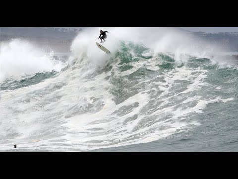 When Surfers FREE FALL on HUGE WAVES